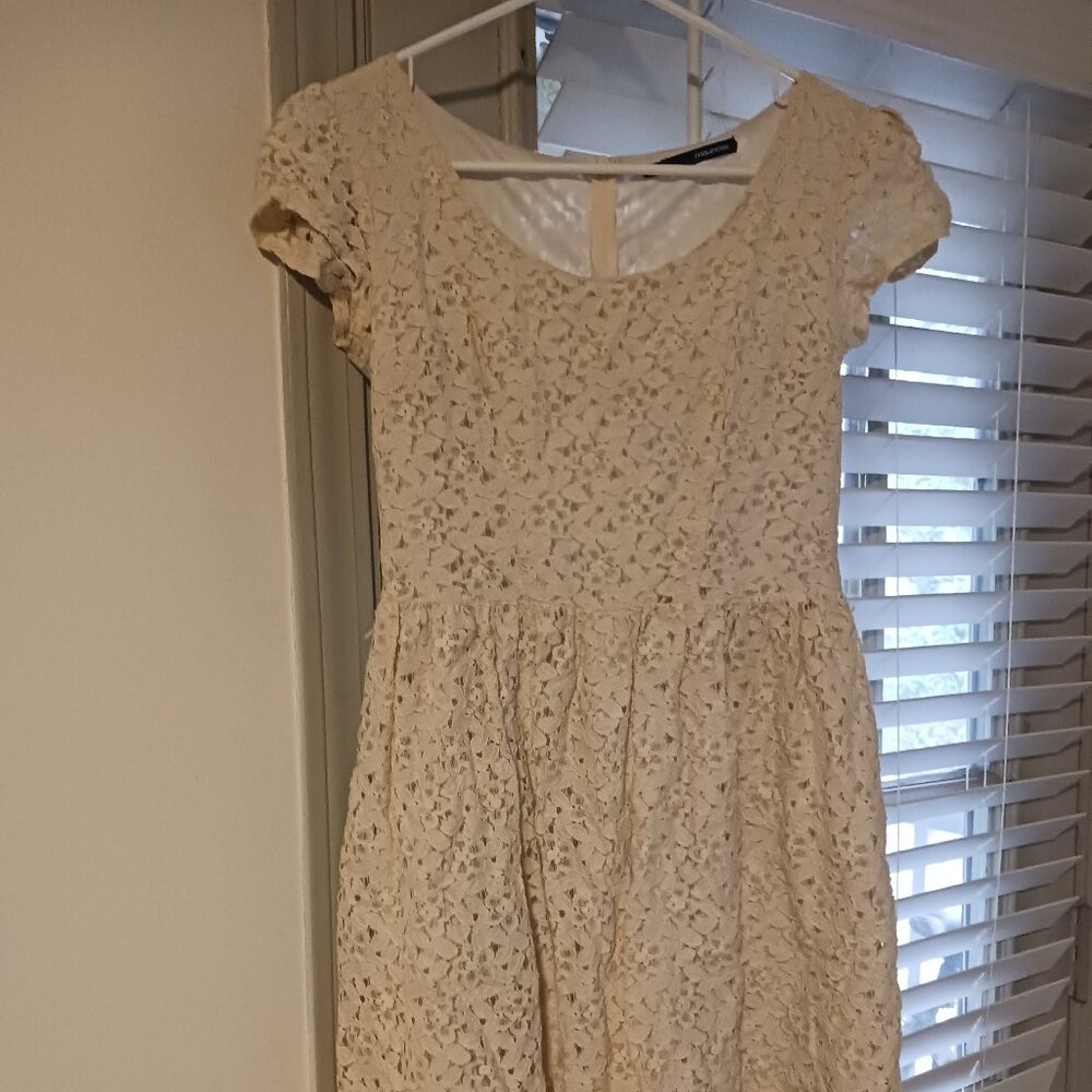White lacy dress